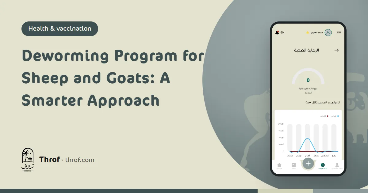 Deworming program for sheep and goats — Throf