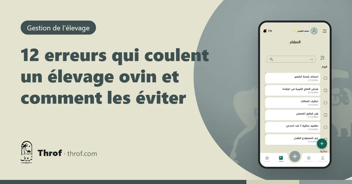 Un éleveur passe en revue les erreurs de gestion devant sa bergerie — Throf