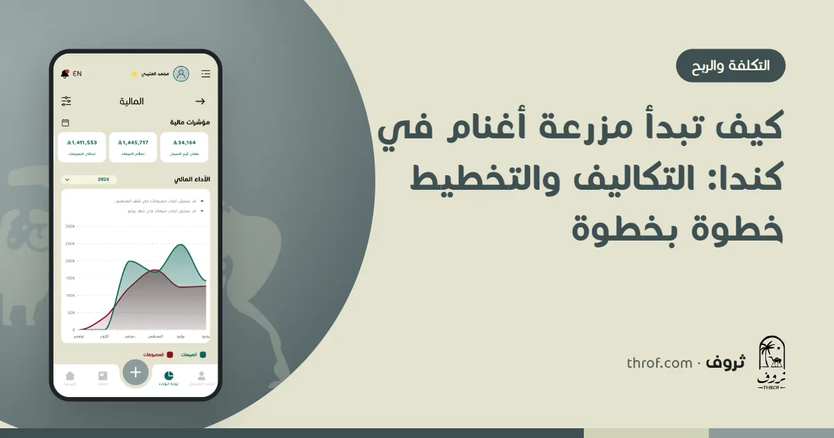 التخطيط لمزرعة أغنام جديدة في كندا مع حظيرة وميزانية — ثروف